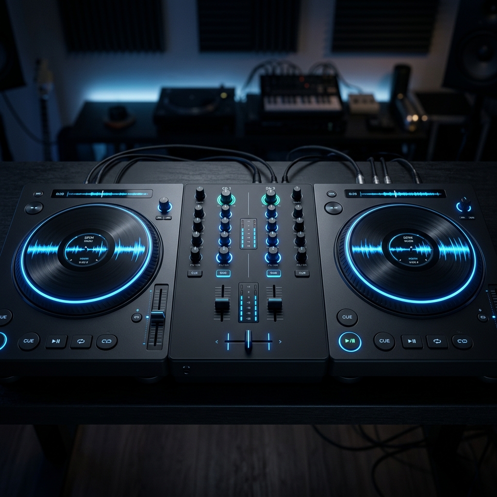 Decks and Mixer